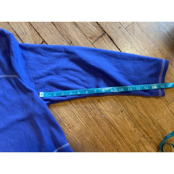 Stan Herman Long Sleeve Fleece Cozy Warm Purple Shirt Womens Size Large - Picture 6 of 8